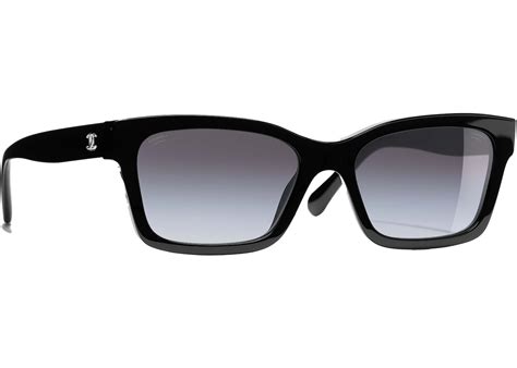 Chanel Square Polarized Sunglasses Black (5417 C501/S8)